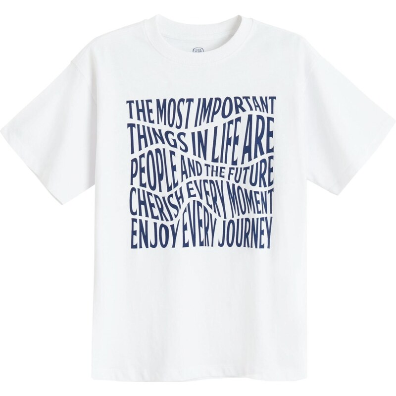 Cool Club Tričko námornícka modrá / biela 66009731