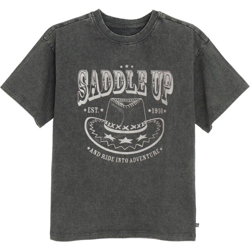 Cool Club Tričko sivá / antracitová 65895385