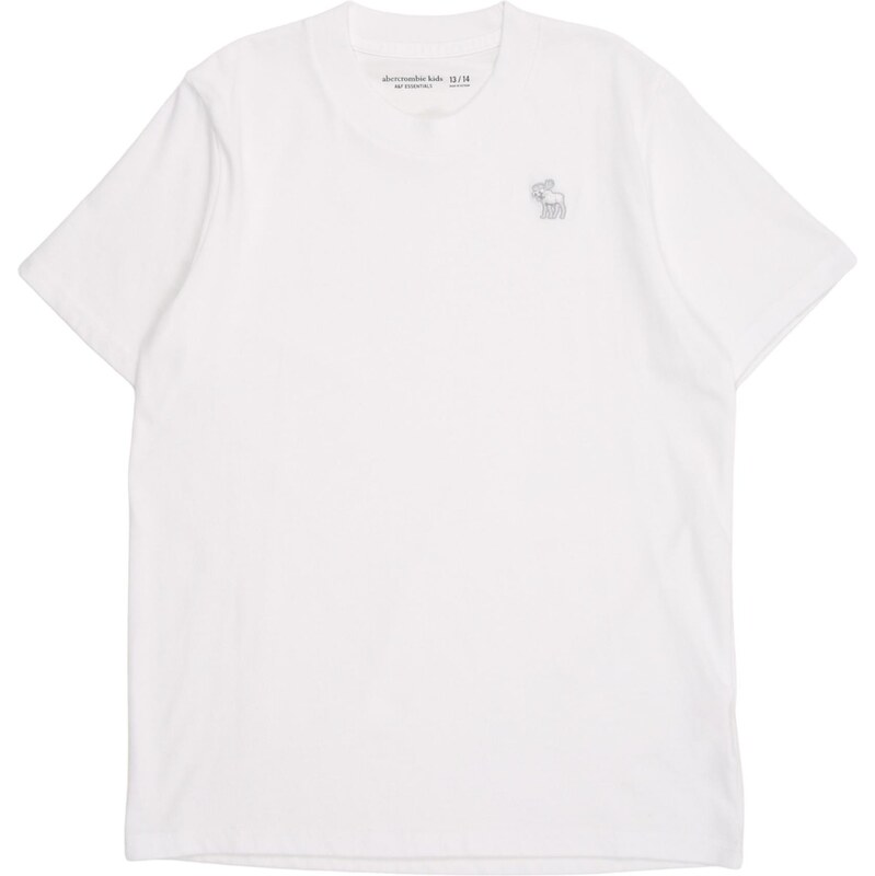 Abercrombie & Fitch Tričko ESSENTIAL biela 65895564
