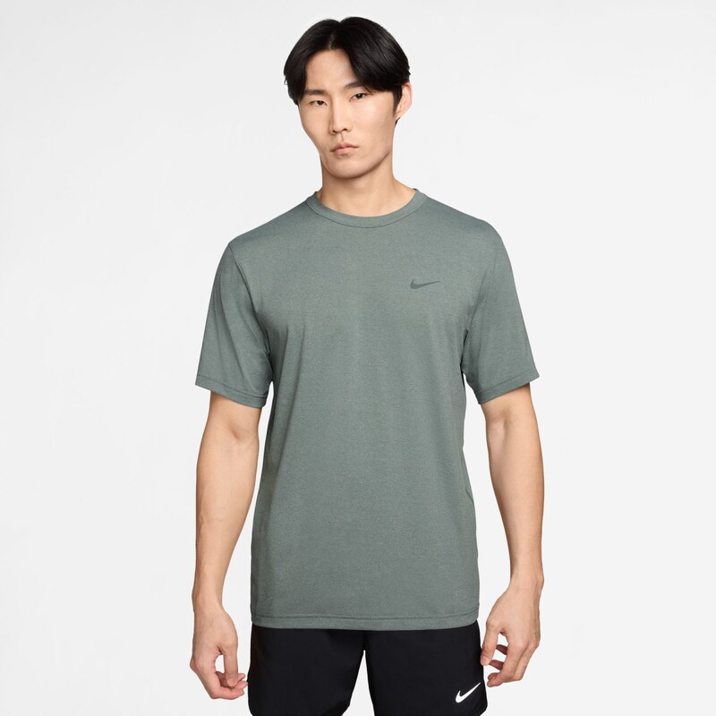Nike Hyverse Mens Dri-FIT UV Short-Sleeve Versatile Top CLAY GREEN 65675348