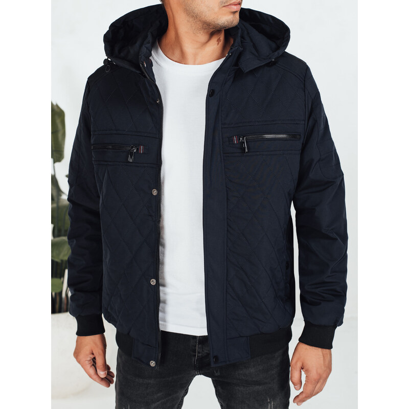 DStreet Pánska prešívaná prechodná bunda s kapucňou 65798360