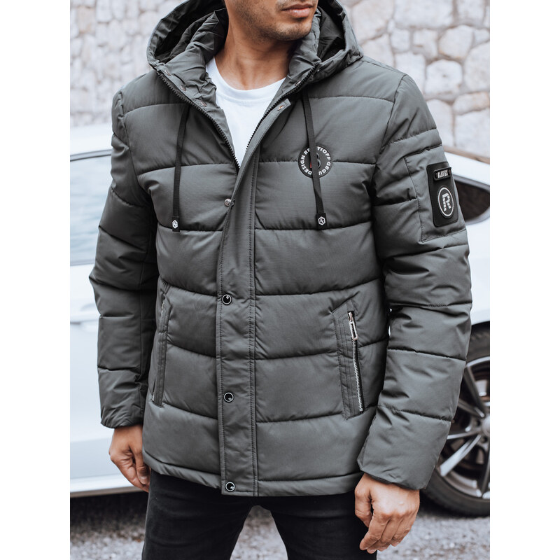 Pánska zimná bunda s kapucňou Dstreet TX5053 - výpredaj 67005315