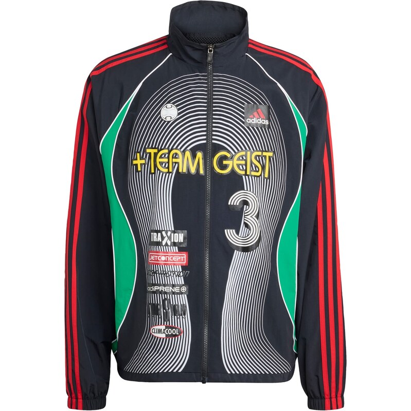 ADIDAS ORIGINALS Prechodná bunda Teamgeist tmavožltá / zelená / 65773389