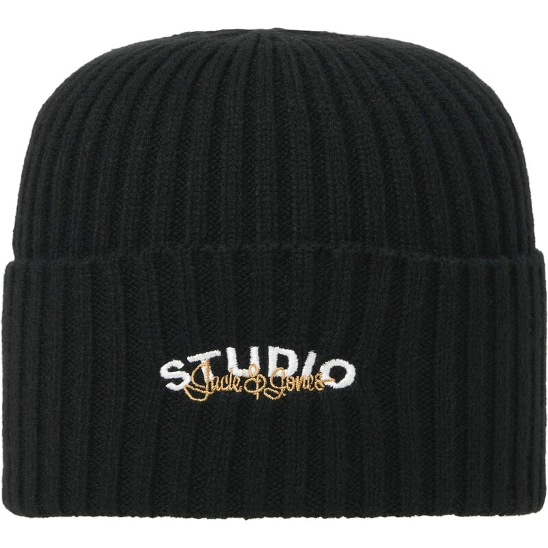 JACK & JONES Čiapky JACBLACK FRIDAY oranžová / čierna / biela 65696014