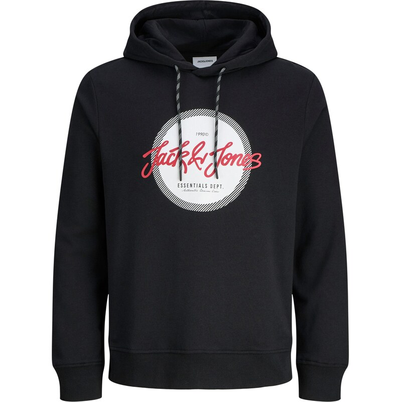 JACK & JONES Mikina JJURBAN červená / čierna / biela 65696098