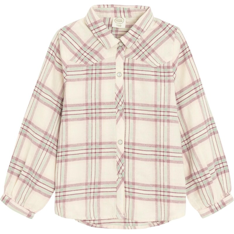 Cool Club Blúzka krémová / svetlozelená / vínovo červená 65895346