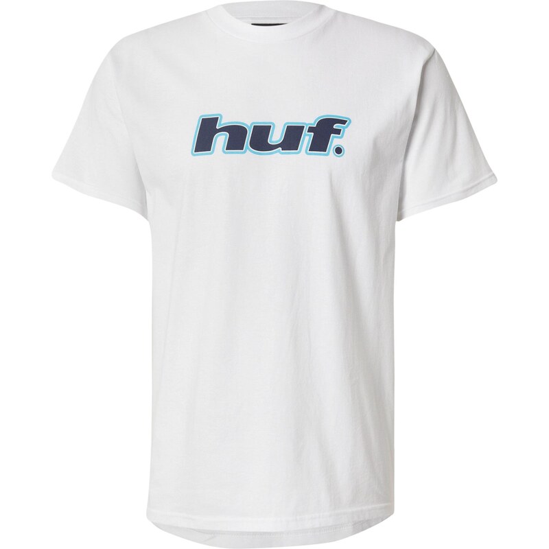 HUF Tričko námornícka modrá / azúrová / biela 65731716