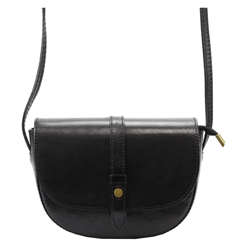 Kožená kabelka Gregorio čierna KZ48248 65687588