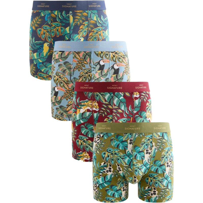 Next Boxerky námornícka modrá / pastelovo modrá / olivová / červená 65695965