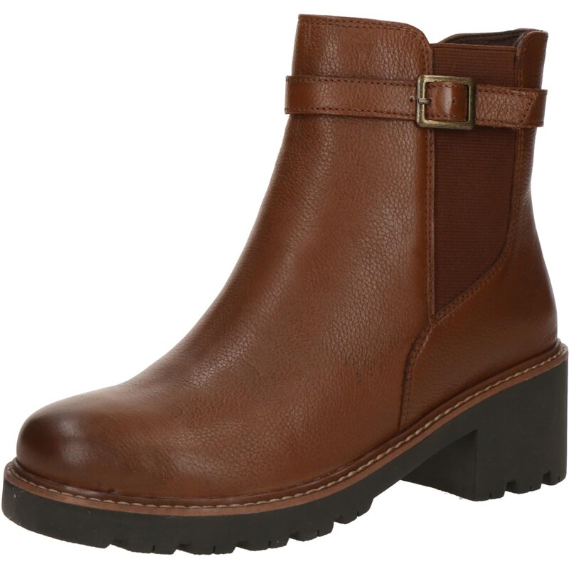 CAPRICE Členkové čižmy Frederike koňaková 65708258