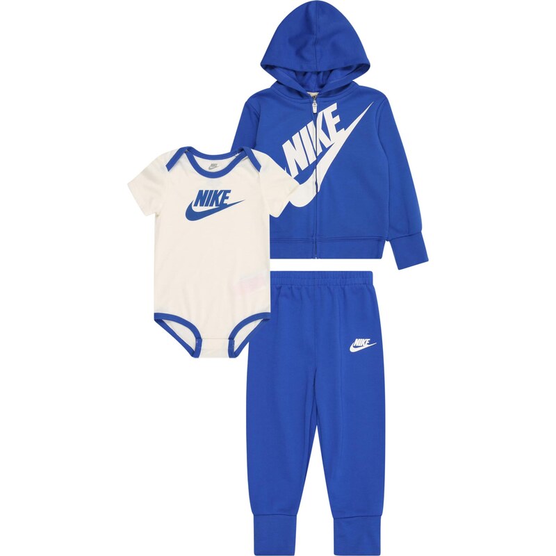 Nike Sportswear Set kráľovská modrá / biela 65708383