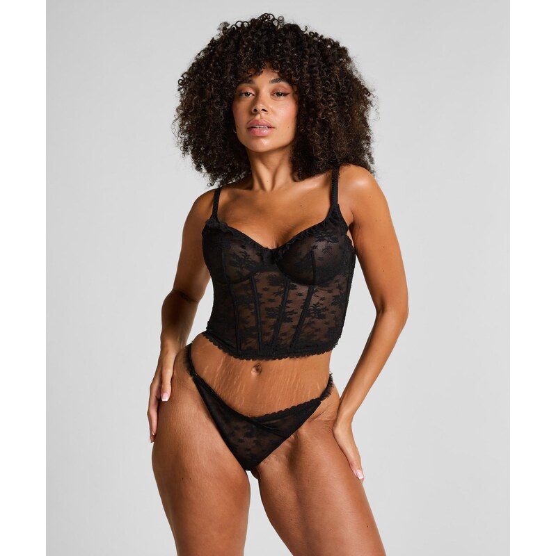 Hunkemöller Tangá Darcy čierna 65888603
