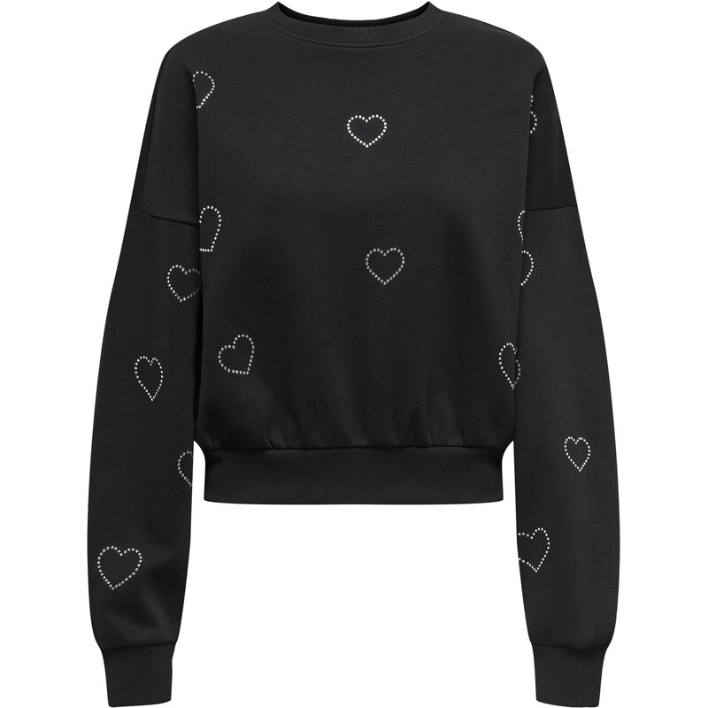 ONLY Mikina ONLBERIT čierna / strieborná 65696648