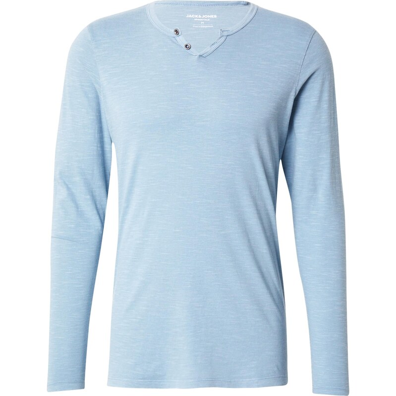 JACK & JONES Tričko JJESPLIT modrá melírovaná 65696655
