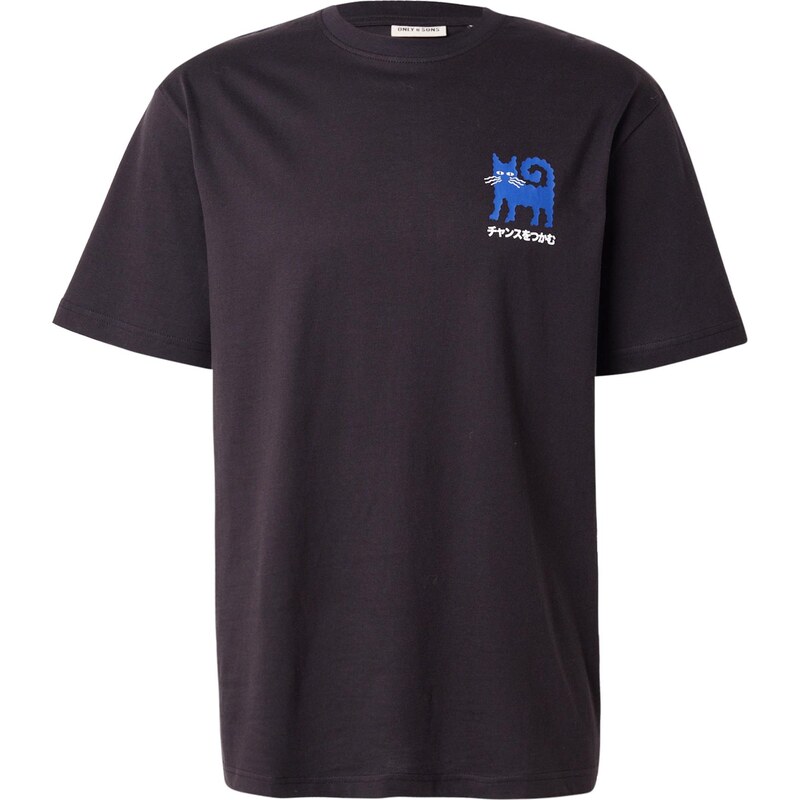 Only & Sons Tričko ONSFRED modrá / čierna / biela 65696671