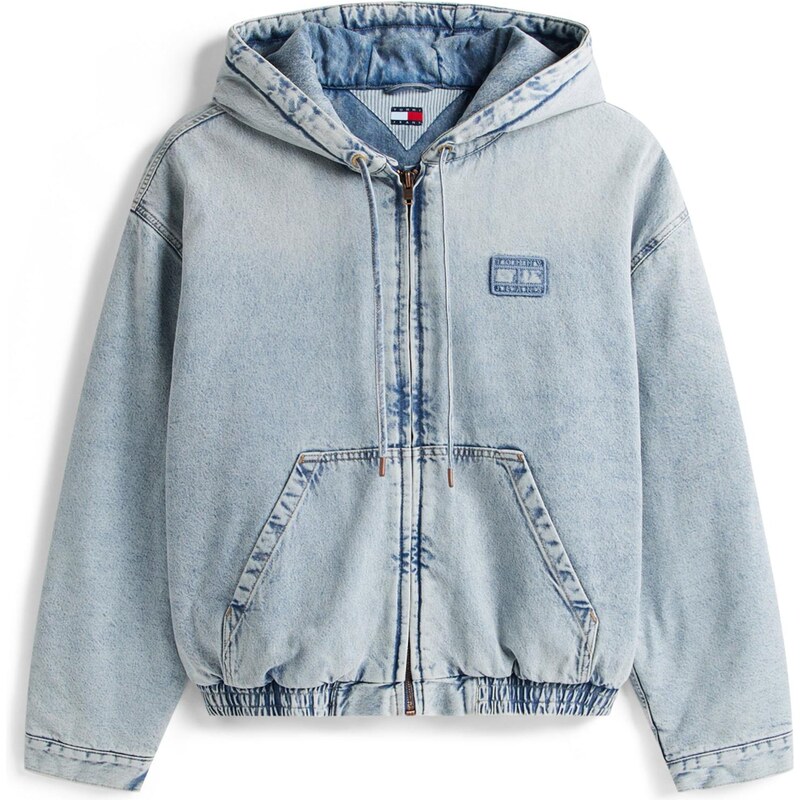Tommy Jeans Prechodná bunda modrá denim 65708402