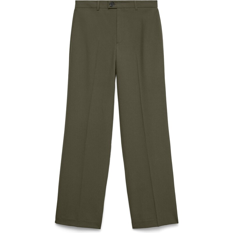 VERO MODA Nohavice s pukmi VMTEXAS jedľová 65993650