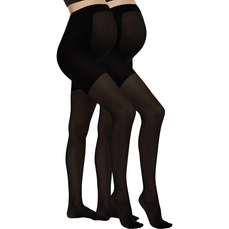 MAMALICIOUS Jemné pančuchy čierna 65696643