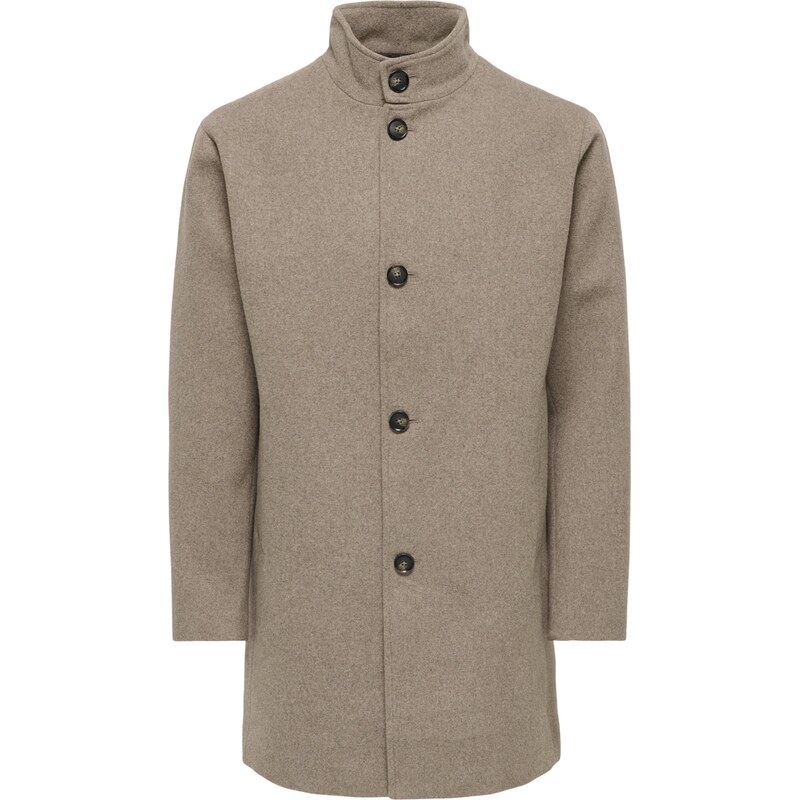 Only & Sons Prechodný kabát CHARLES sivobéžová 65861950