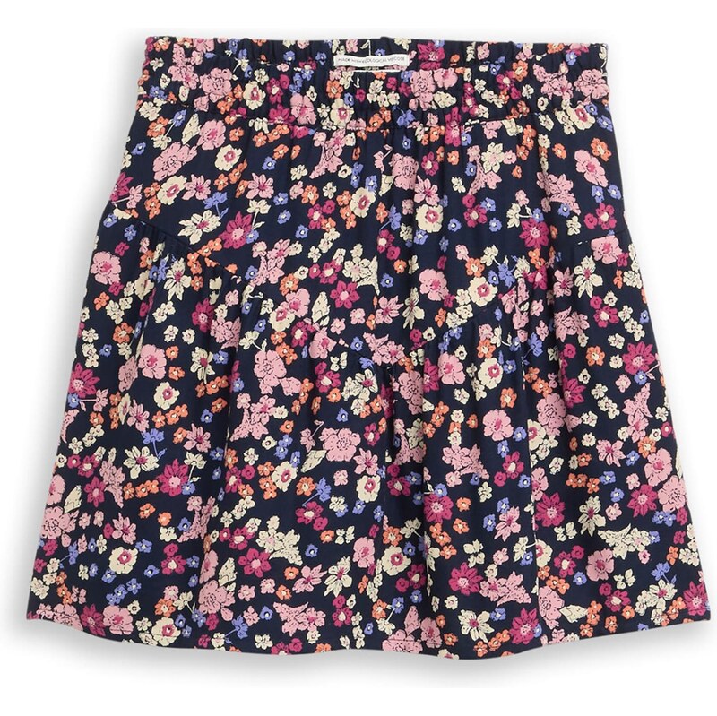 TOM TAILOR Sukňa námornícka modrá / pastelovo žltá / oranžová / ružová 65696772