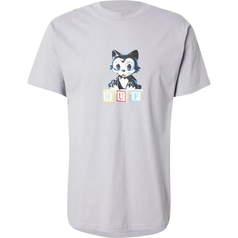 HUF Tričko pastelovo fialová / červená / čierna / biela 65731733