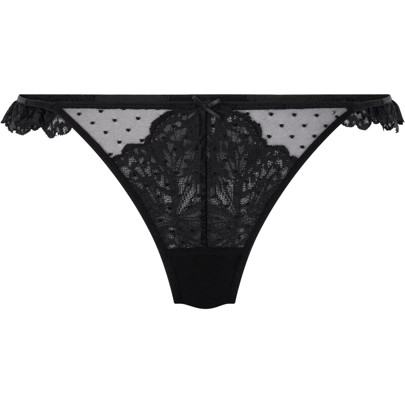 Hunkemöller Tangá Posie čierna 65890002