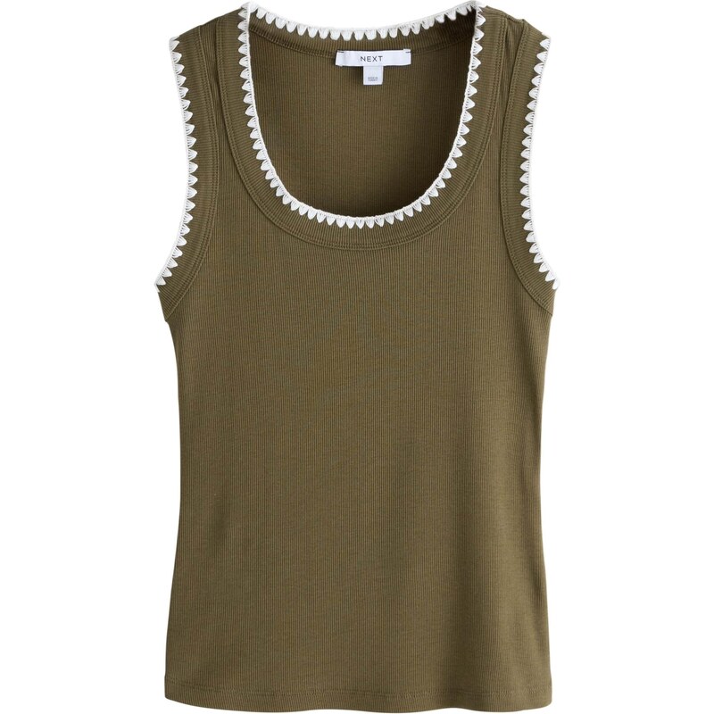 Next Top kaki / biela 65891794