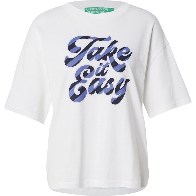 UNITED COLORS OF BENETTON Tričko námornícka modrá / modrofialová / 65816991