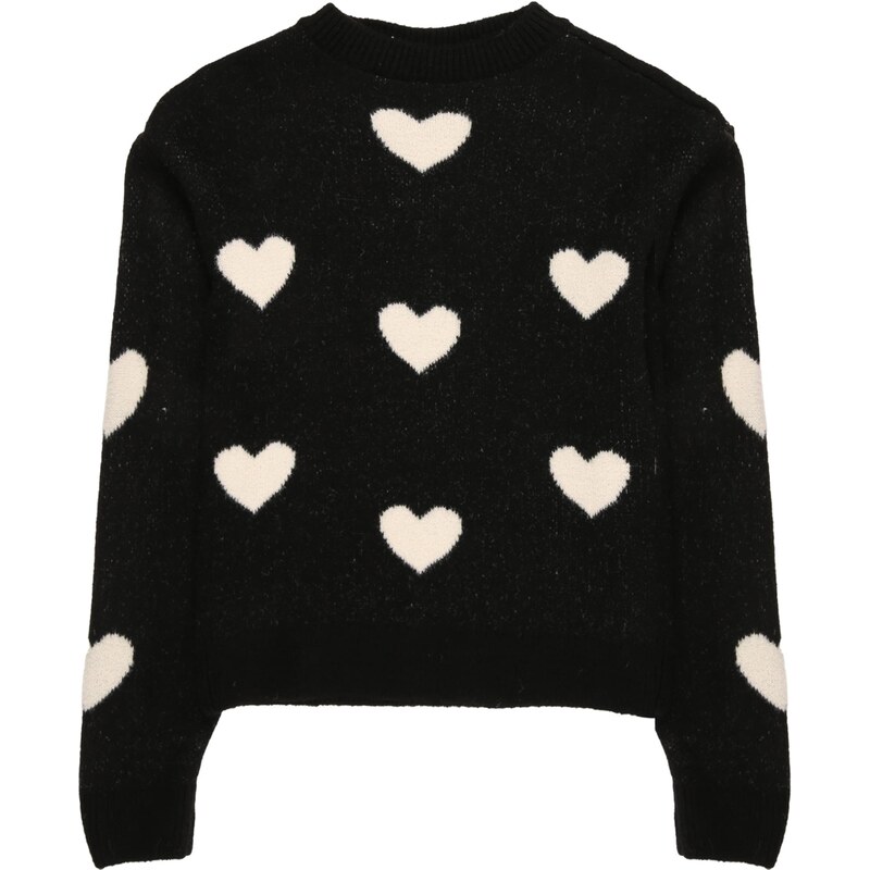 ONLY GIRLS Sveter KOGNaja béžová / čierna 65696127