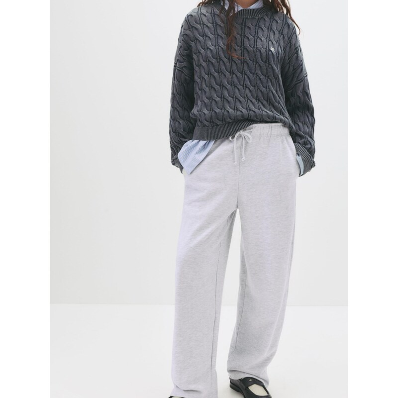 Pull&Bear Nohavice PACIFIC svetlosivá 65895195