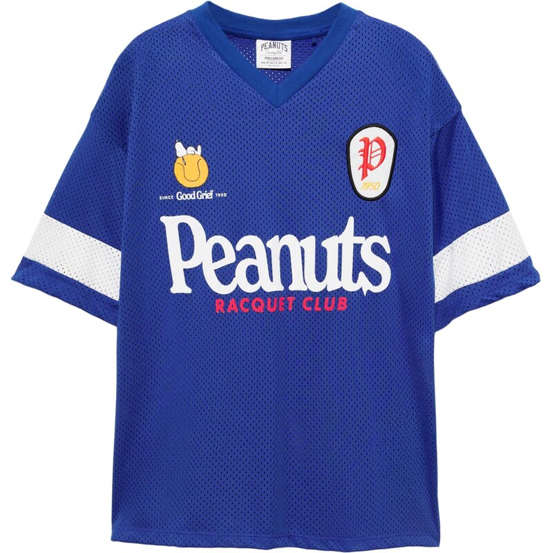 Pull&Bear Tričko kobaltovomodrá / žltá / svetločervená / biela 65696290