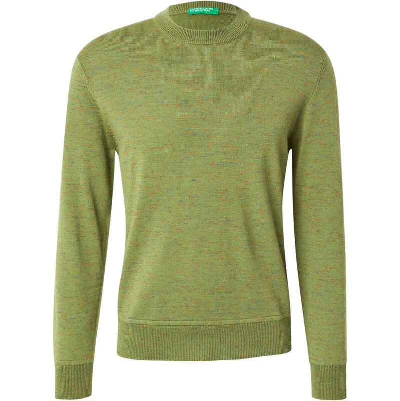 UNITED COLORS OF BENETTON Sveter modrá / kiwi / červená 65893831