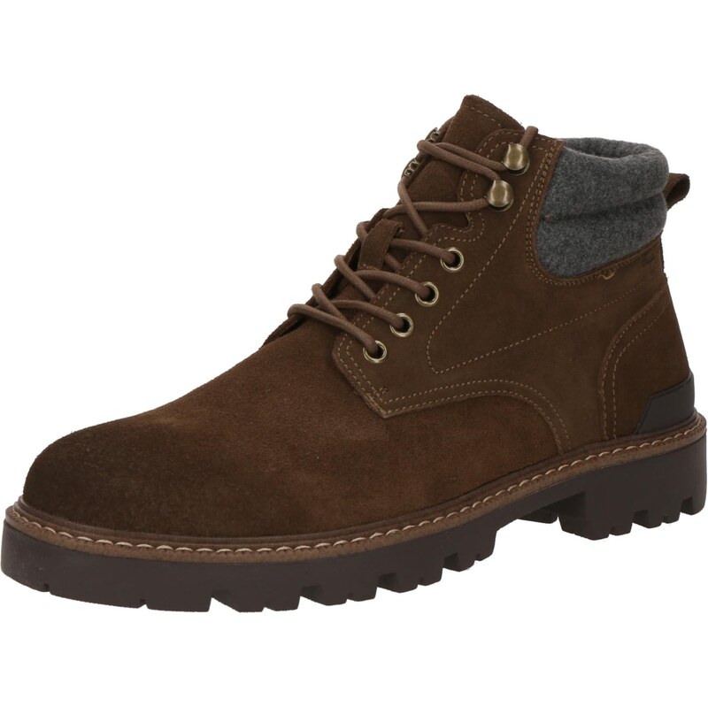 Pepe Jeans Šnurovacie čižmy RYAN EARTH tmavohnedá 65895575