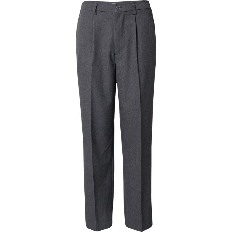 Only & Sons Plisované nohavice MIRO tmavosivá 66057301