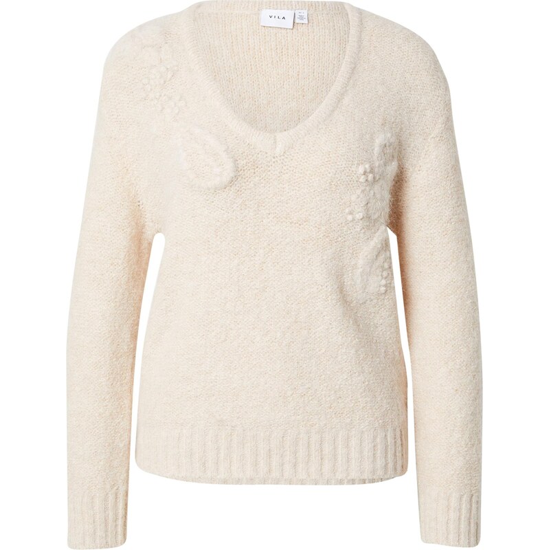 VILA Sveter béžová 65895665