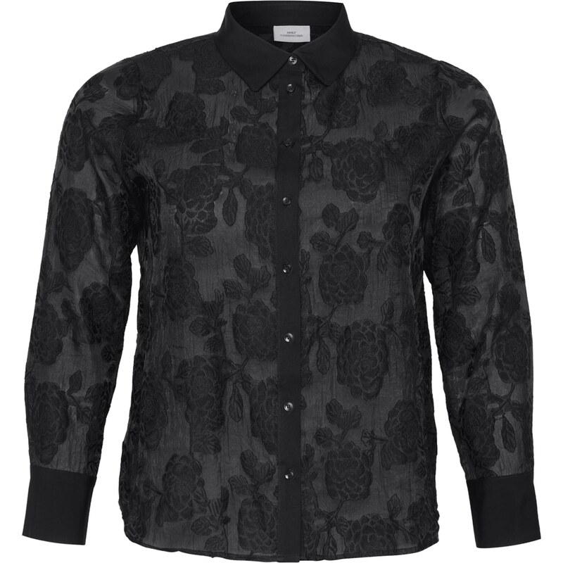 ONLY Carmakoma Blúzka CARLAVA čierna 65895770