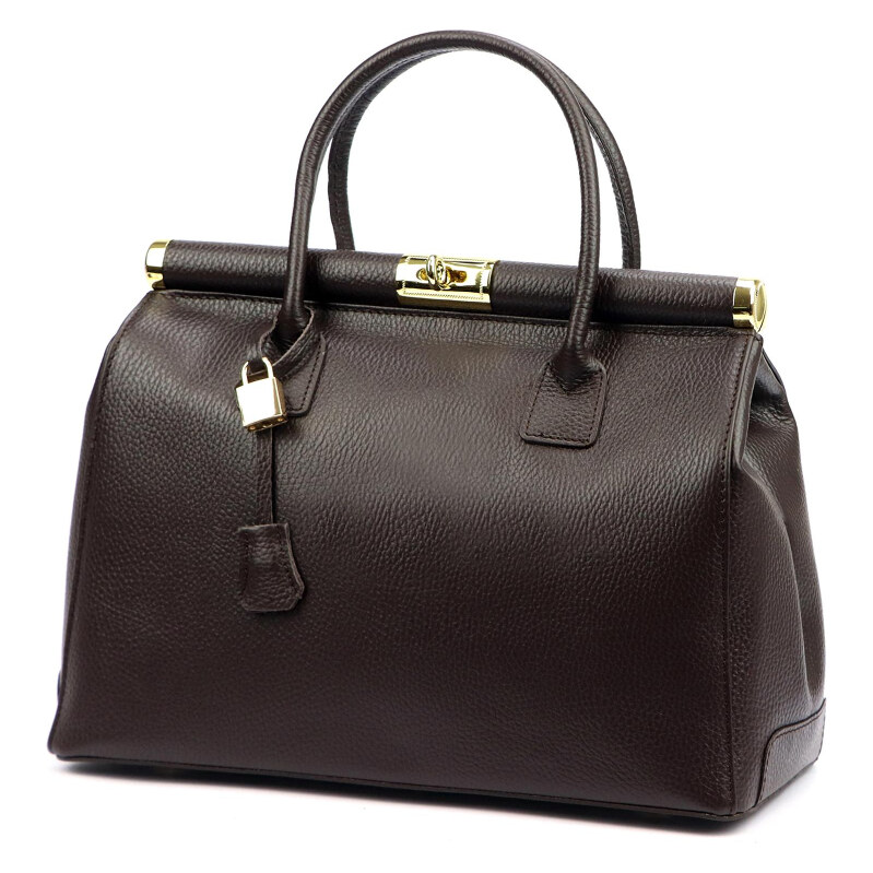 Kožená kabelka Luka hnedá KZ2259415 65701494