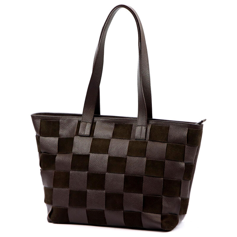 Kožená kabelka Luka hnedá KZ2259350 65701513