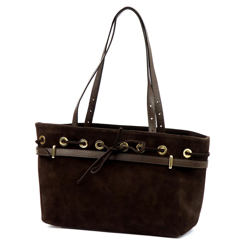 Kožená kabelka Luka hnedá KZ2259390 65701514