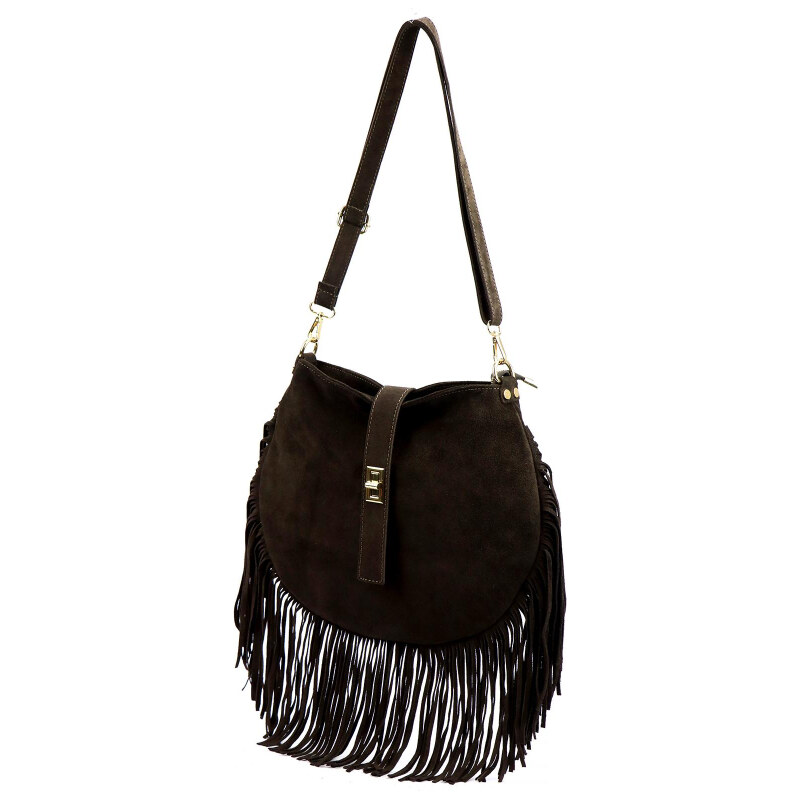 Kožená kabelka Camilla hnedá KZ2259343 65701518