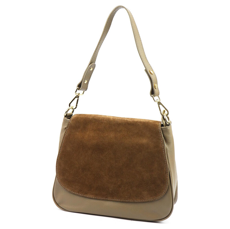 Kožená kabelka Luka béžová KZ2259145 65701538