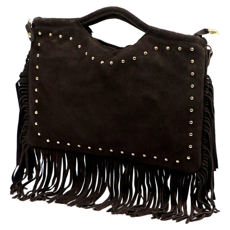 Kožená kabelka Luka hnedá KZ2258717 65701536