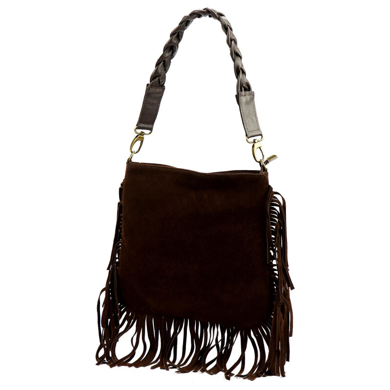 Kožená kabelka Luka hnedá KZ2258736 65701545