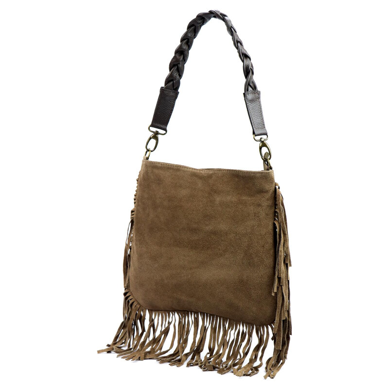 Kožená kabelka Luka hnedá KZ2258735 65701546