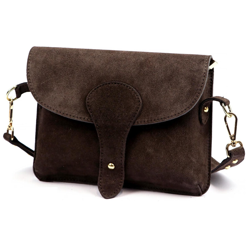 Kožená kabelka Luka hnedá KZ2259139 65701558