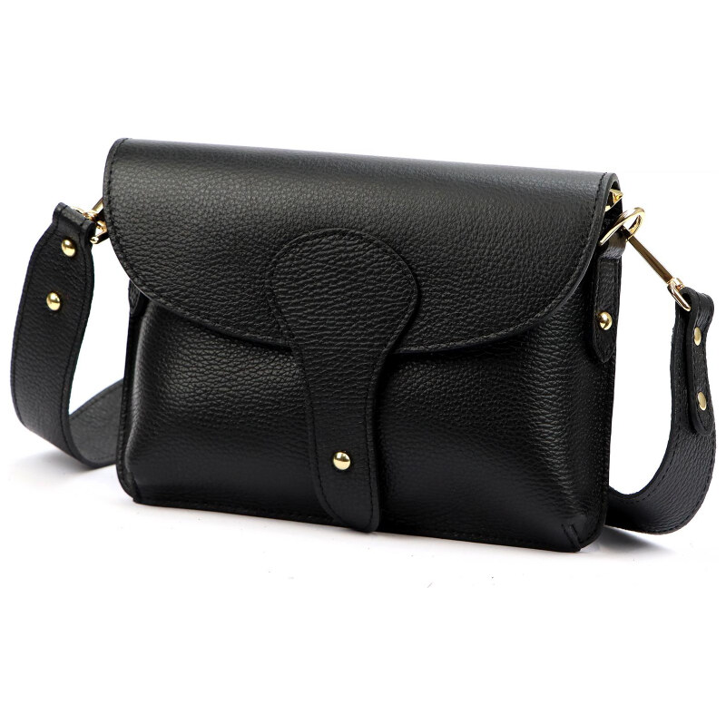 Kožená kabelka Luka čierna KZ2258998 65701563