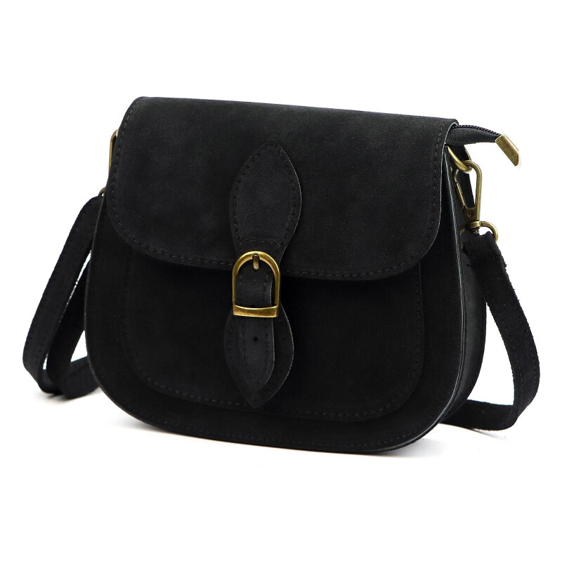 Kožená kabelka Luka čierna KZ2258650 65701559