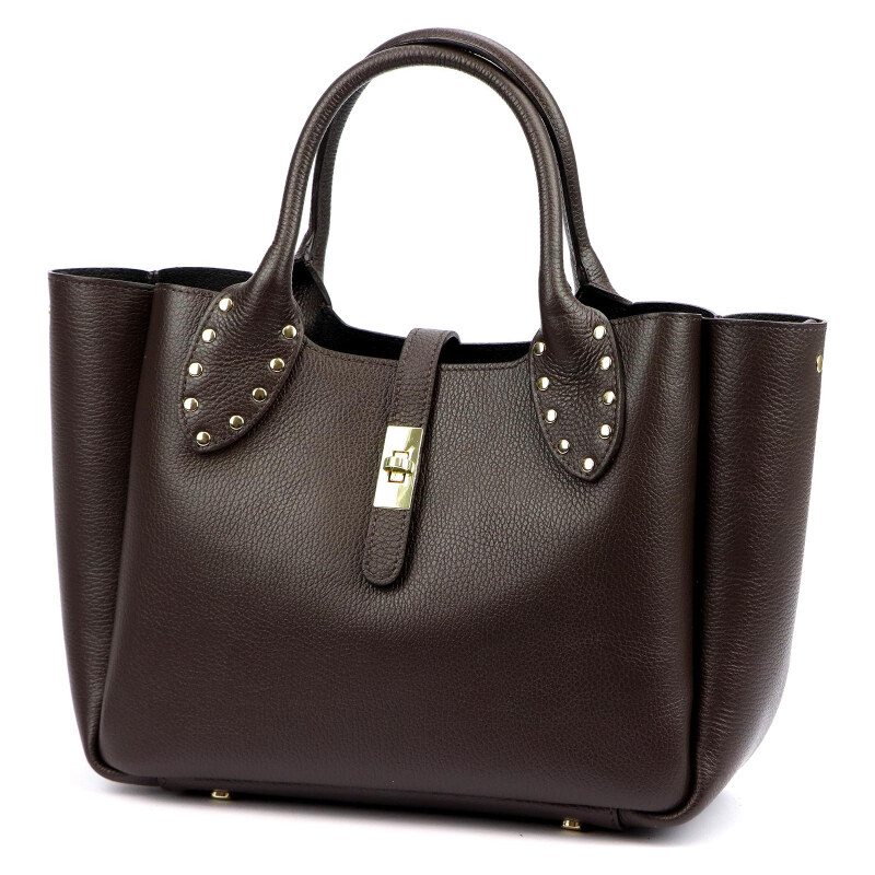 Kožená kabelka Luka hnedá KZ2259059 65701581