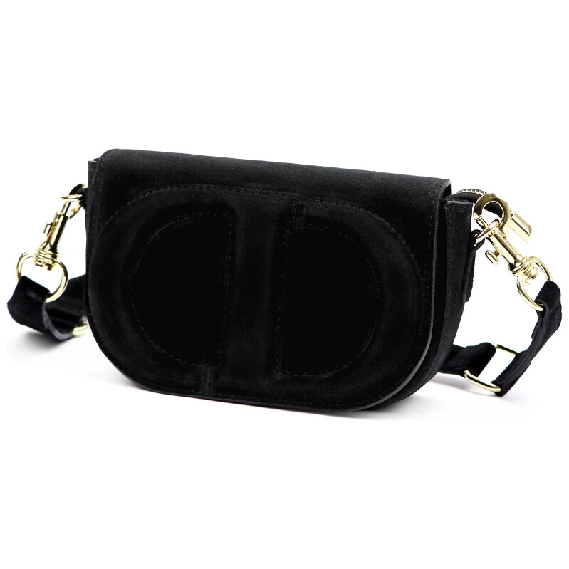 Kožená kabelka Luka čierna KZ2258985 65701599