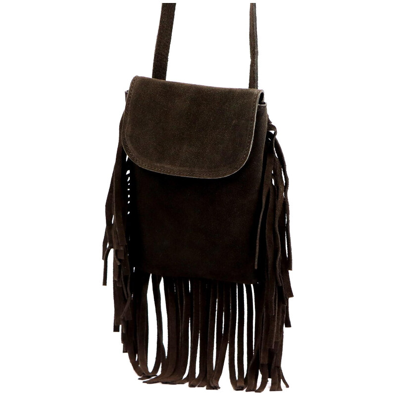 Kožená kabelka Luka hnedá KZ2259036 65701608